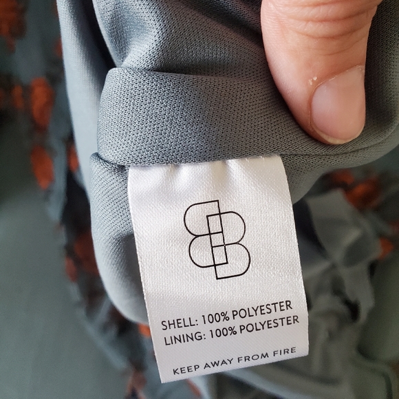 Baltic born rust and teal dress,  xl - Picture 11 of 15